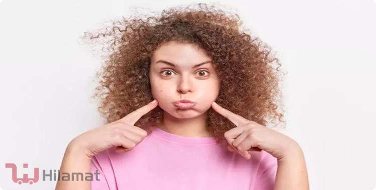 چاقی صورت با پودر جوانه گندم