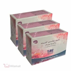 صابون روشن کننده ولایه بردار پوست دکتر بیز بسته 3 عددی