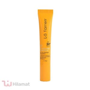 کرم ضد آفتاب دورچشم بدون رنگ لافارر 30 SPF، مناسب انواع پوست