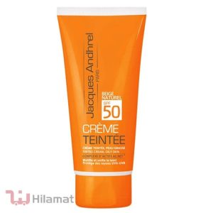 کرم ضد آفتاب رنگی ژاک آندرل پاریس SPF50 مدل TINTED مناسب پوست های چرب