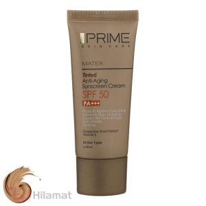 کرم ضدآفتاب رنگی پرایم SPF50 مدل Matex Tinted Rejuvinating