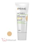 کرم ضدآفتاب رنگی پرایم مدل Acnex Beige SPF60