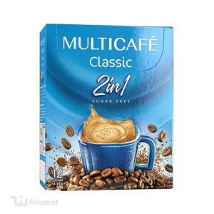 کافی میکس بدون شکر 2 در 1 مولتی کافه- 12 عددی