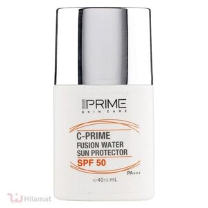 فلوئید ضد آفتاب بی‌رنگ پرایم، SPF 50، مدل C-Prime Fusion Water، مناسب انواع پوست
