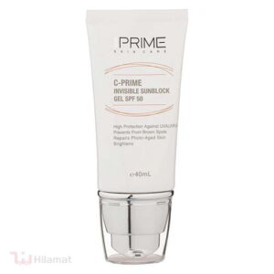 ژل ضدآفتاب بی‌رنگ پرایم SPF50 مدل C-Prime مناسب برای انواع پوست