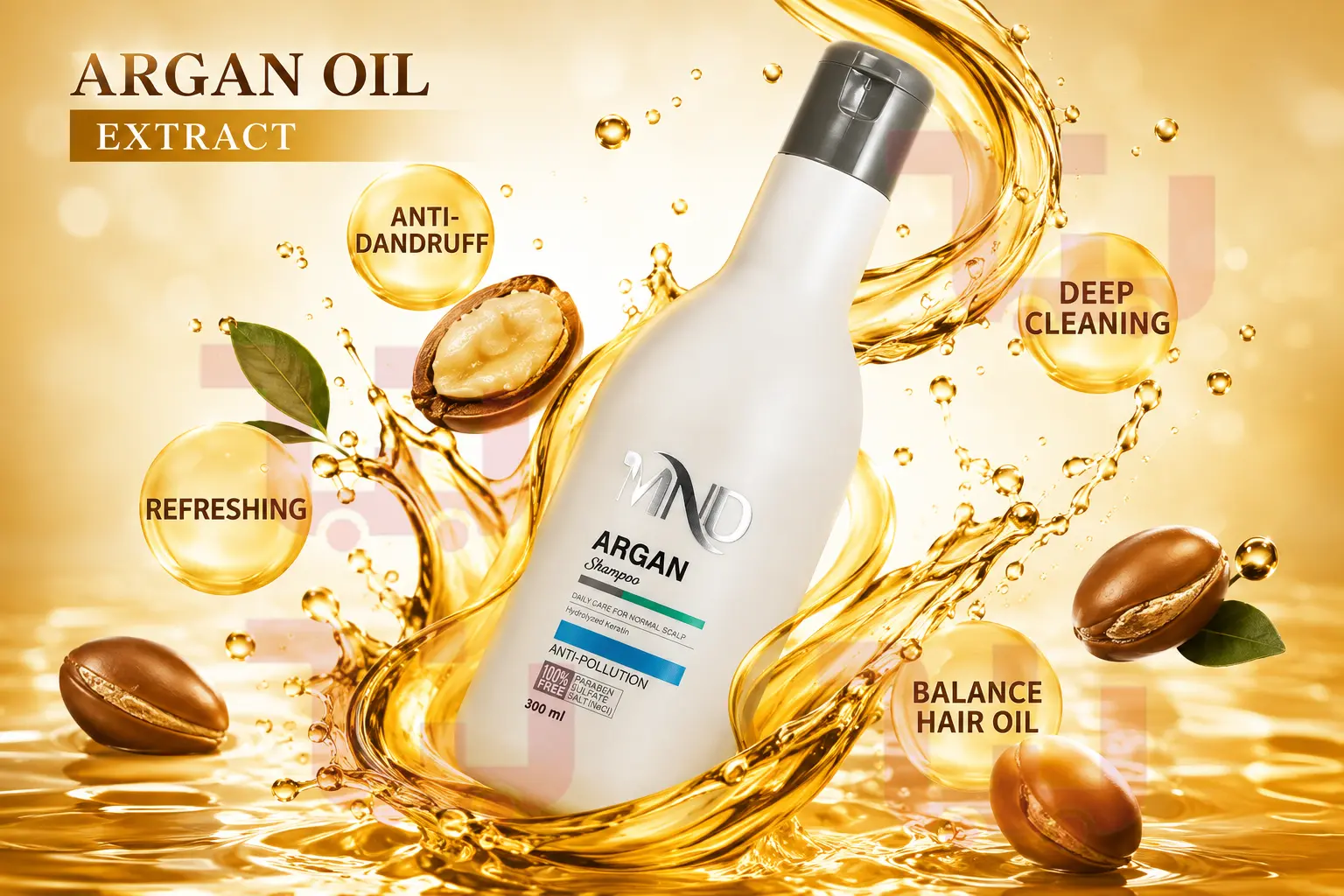 شامپو آرگان ام ان دی